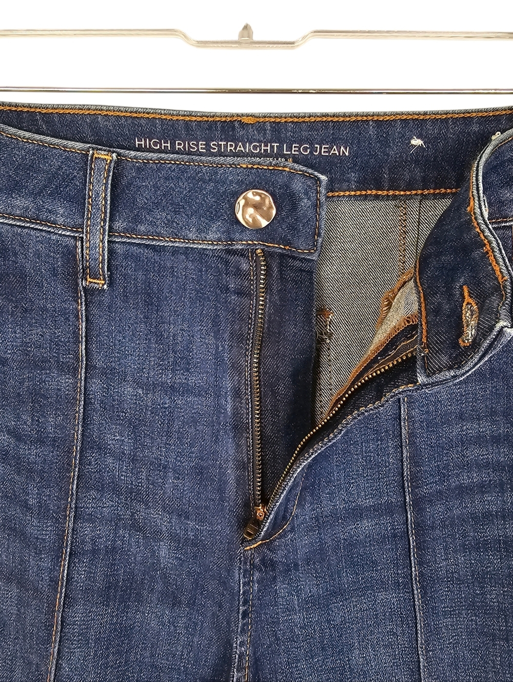 Chico's High Rise Straight Leg Jeans - Picture 5 of 9